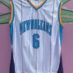 NBA NEW ORLEANS #6 CHANDLER PINSTRIPE BASKETBALL JERSEY