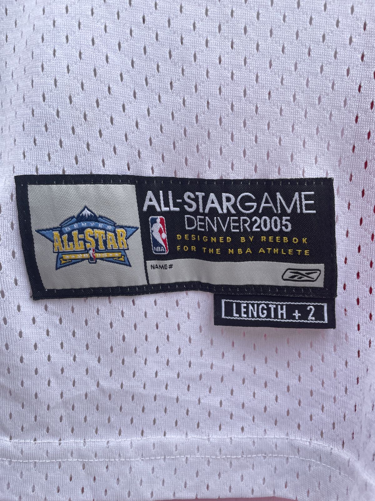 REEBOK AS-IS NBA 2005 ALLSTAR WEST #32 STOUDEMIRE BASKETBALL JERSEY in WHITE, RED, BLUE