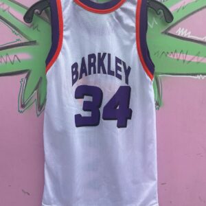 CHAMPION NBA PHOENIX SUNS #34 BARKLEY BASKETBALL JERSEY in WHITE