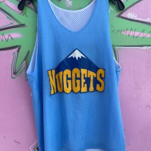 REVERSIBLE DENVER NUGGETS BASKETBALL JERSEY #13 in WHITE, BLUE, YELLOW