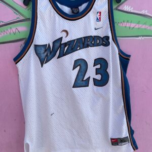NIKE AS-IS NBA WASHINGTON WIZARDS #23 JORDAN BASKETBALL JERSEY in WHITE