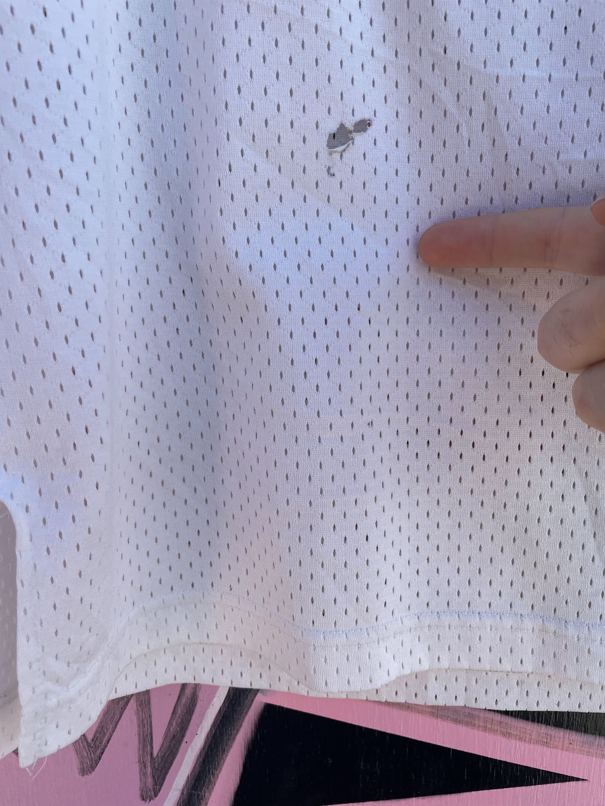 NIKE AS-IS NBA WASHINGTON WIZARDS #23 JORDAN BASKETBALL JERSEY in WHITE