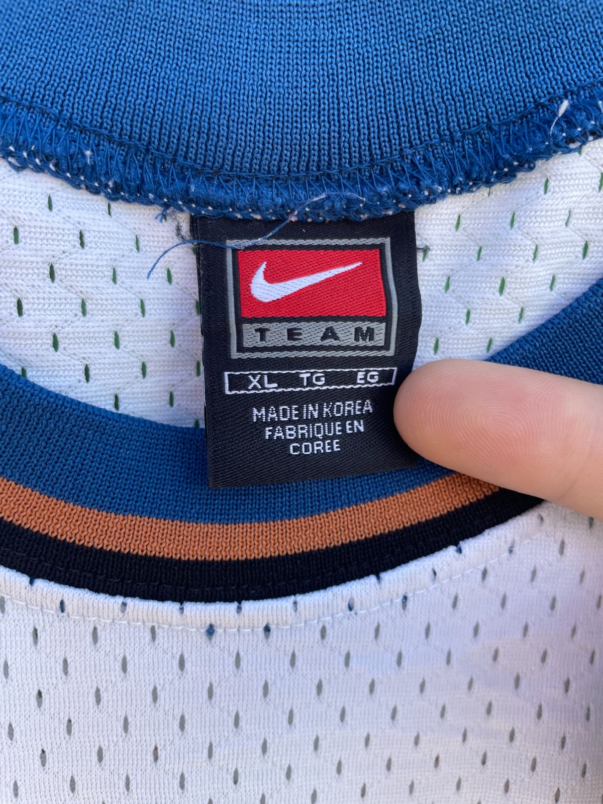 NIKE AS-IS NBA WASHINGTON WIZARDS #23 JORDAN BASKETBALL JERSEY in WHITE