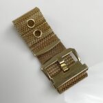 1990S GOLD PLATED MESH BELT STYLE BRACELET