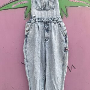 UNIONBAY AS-IS DISTRESSED ACIDWASH UNIONBAY OVERALLS in BLUE