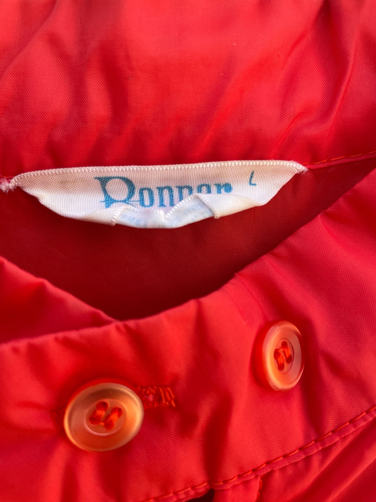 RONNER 1970S COCA-COLA IT'S THE REAL THING ZIP-UP CAFE RACER WINDBREAKER in RED, WHITE