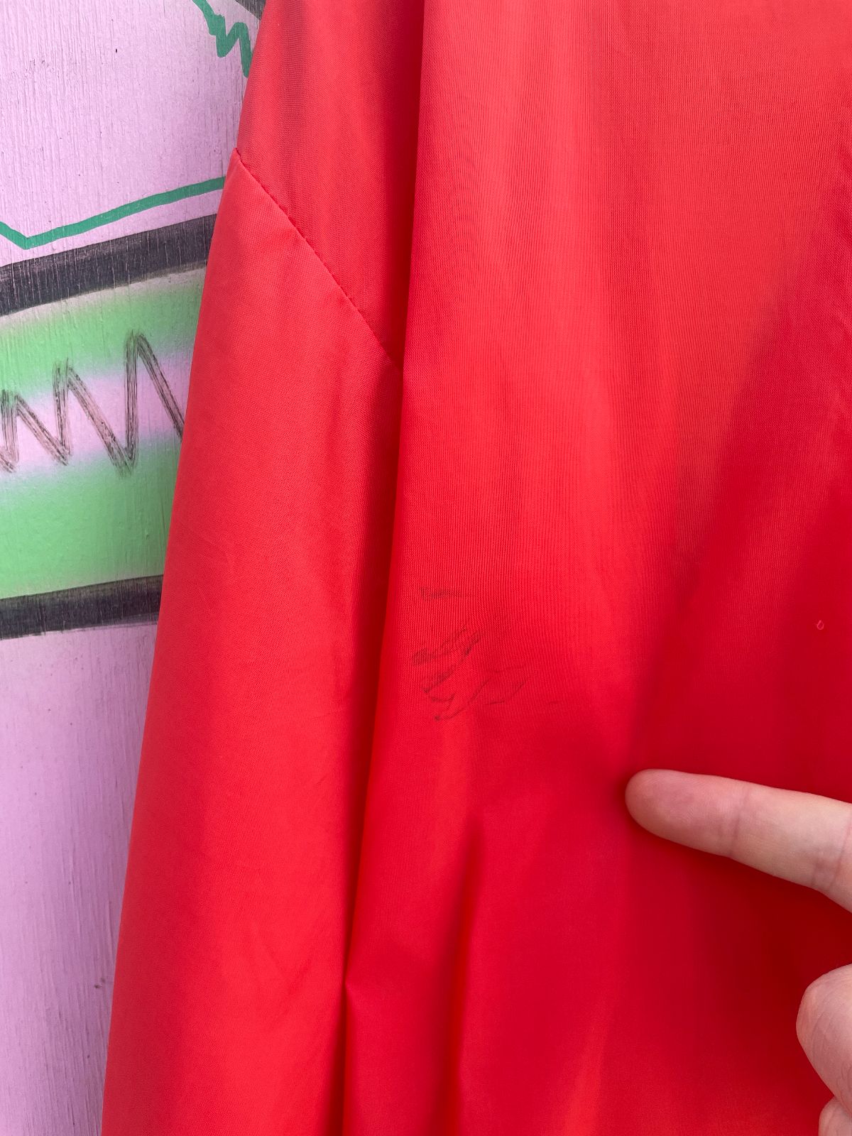 RONNER 1970S COCA-COLA IT'S THE REAL THING ZIP-UP CAFE RACER WINDBREAKER in RED, WHITE