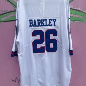 NFL PLAYERS AS-IS NFL NEW YORK GIANTS #26 BARKLEY EMBROIDERED FOOTBALL JERSEY in WHITE