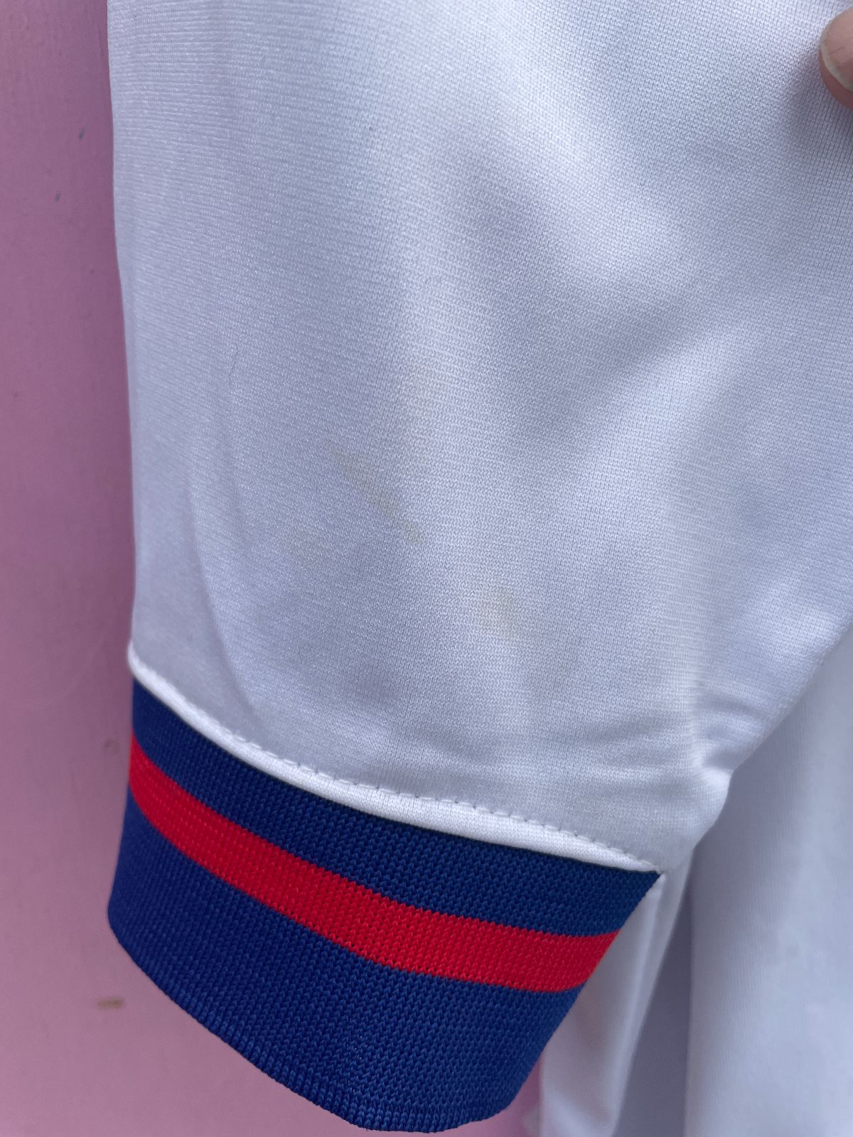 NFL PLAYERS AS-IS NFL NEW YORK GIANTS #26 BARKLEY EMBROIDERED FOOTBALL JERSEY in WHITE