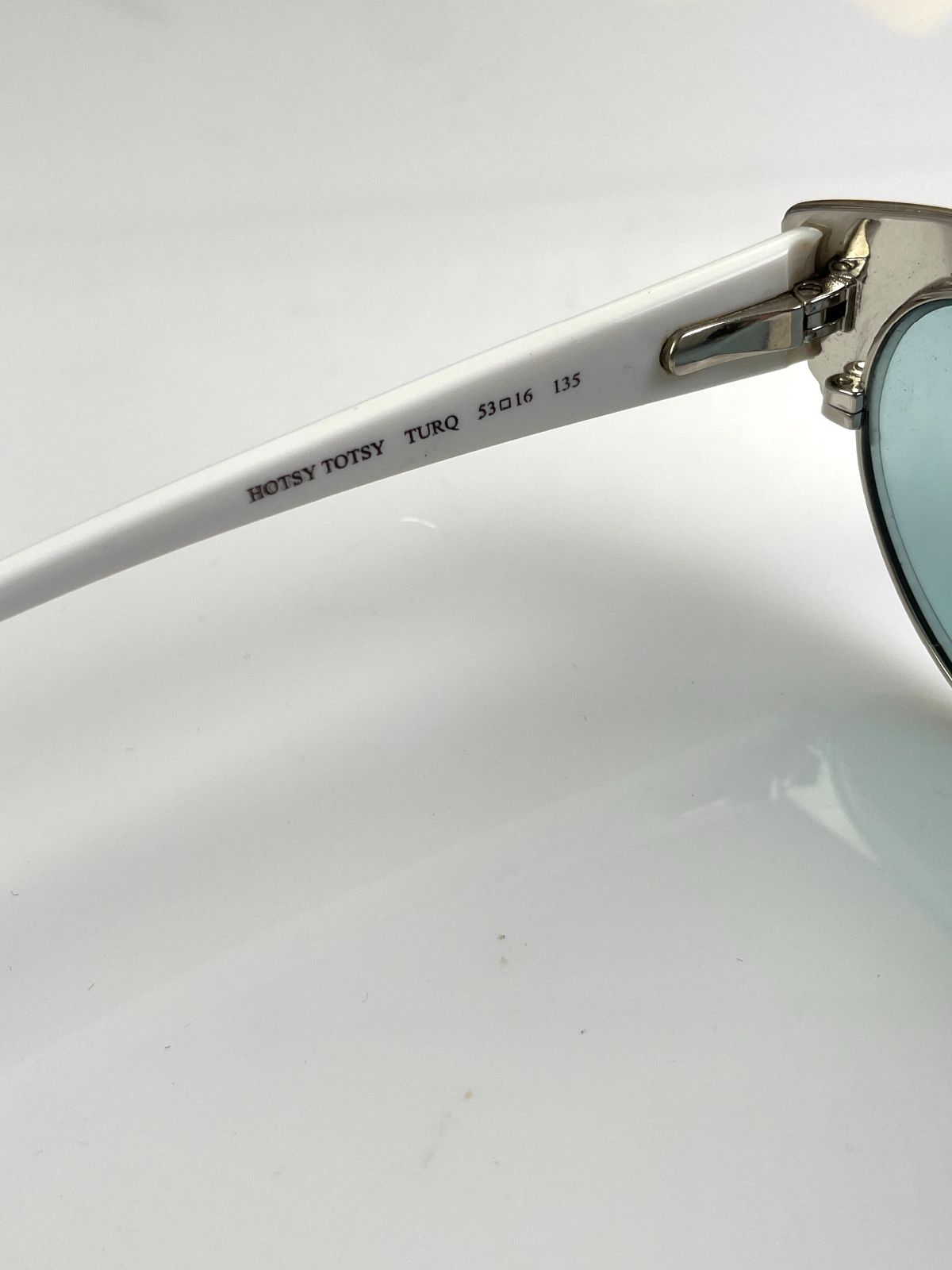 JONATHAN CATE MADE IN ITALY 1950S STYLE ORNATE FRAME CAT EYE - HOTSIE TOTSIE in SILVER, BLUE