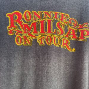SCREEN STARS THREADBARE RONNIE MILSAP ON TOUR TSHIRT in BLACK