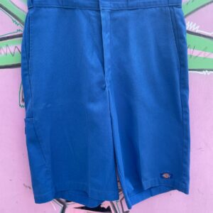 DICKIES 1990S LONG CUT DICKIES WORKWEAR SHORTS in BLUE