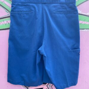 DICKIES 1990S LONG CUT DICKIES WORKWEAR SHORTS in BLUE