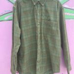NICE! GRID PLAID CORDUROY SHIRT