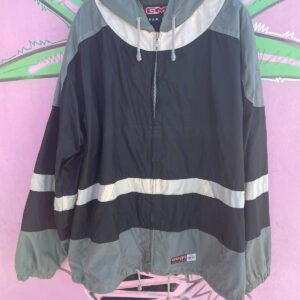 CMP *AS-IS* WHITE SOX COLOR BLOCK WINDBREAKER JACKET in BLACK, GREY
