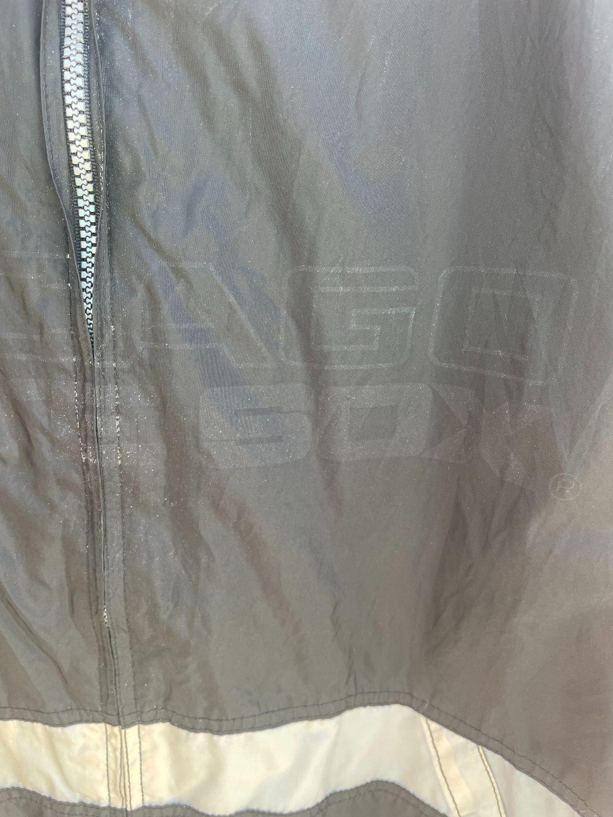 CMP *AS-IS* WHITE SOX COLOR BLOCK WINDBREAKER JACKET in BLACK, GREY