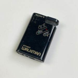 SUPER RARE! MINIATURE SONY WALKMAN ELECTRIC REFILLABLE POCKET LIGHTER in BLACK