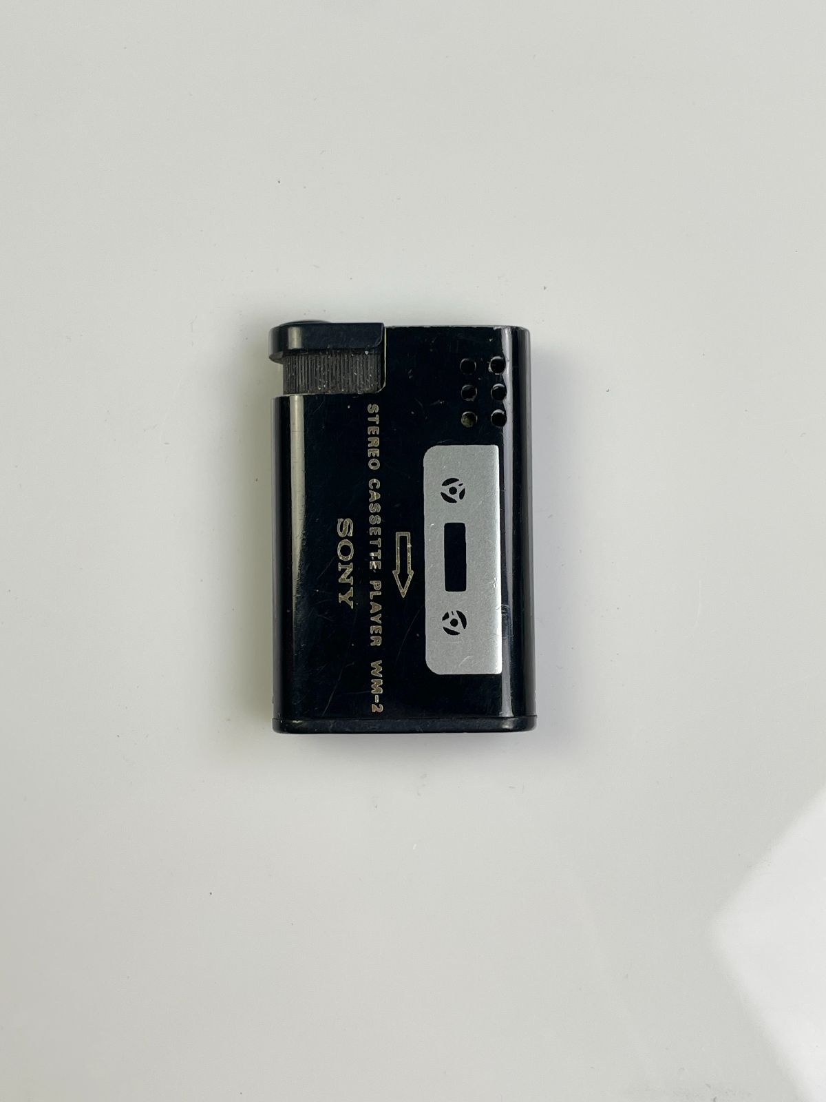 SUPER RARE! MINIATURE SONY WALKMAN ELECTRIC REFILLABLE POCKET LIGHTER in BLACK