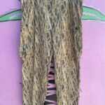 *AS-IS* OVERSIZED FUNKY BAMBOO GRASS PRINT HUNTING PANTS