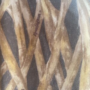 REMINGTON *AS-IS* OVERSIZED FUNKY BAMBOO GRASS PRINT HUNTING PANTS in YELLOW, GREEN