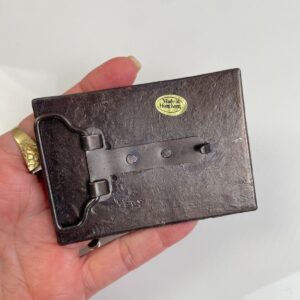 THERES A FORD IN YOUR FUTURE BRONZE BELT BUCKLE in COPPER