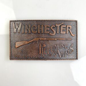 WINCHESTER BRONZE BELT BUCKLE in COPPER