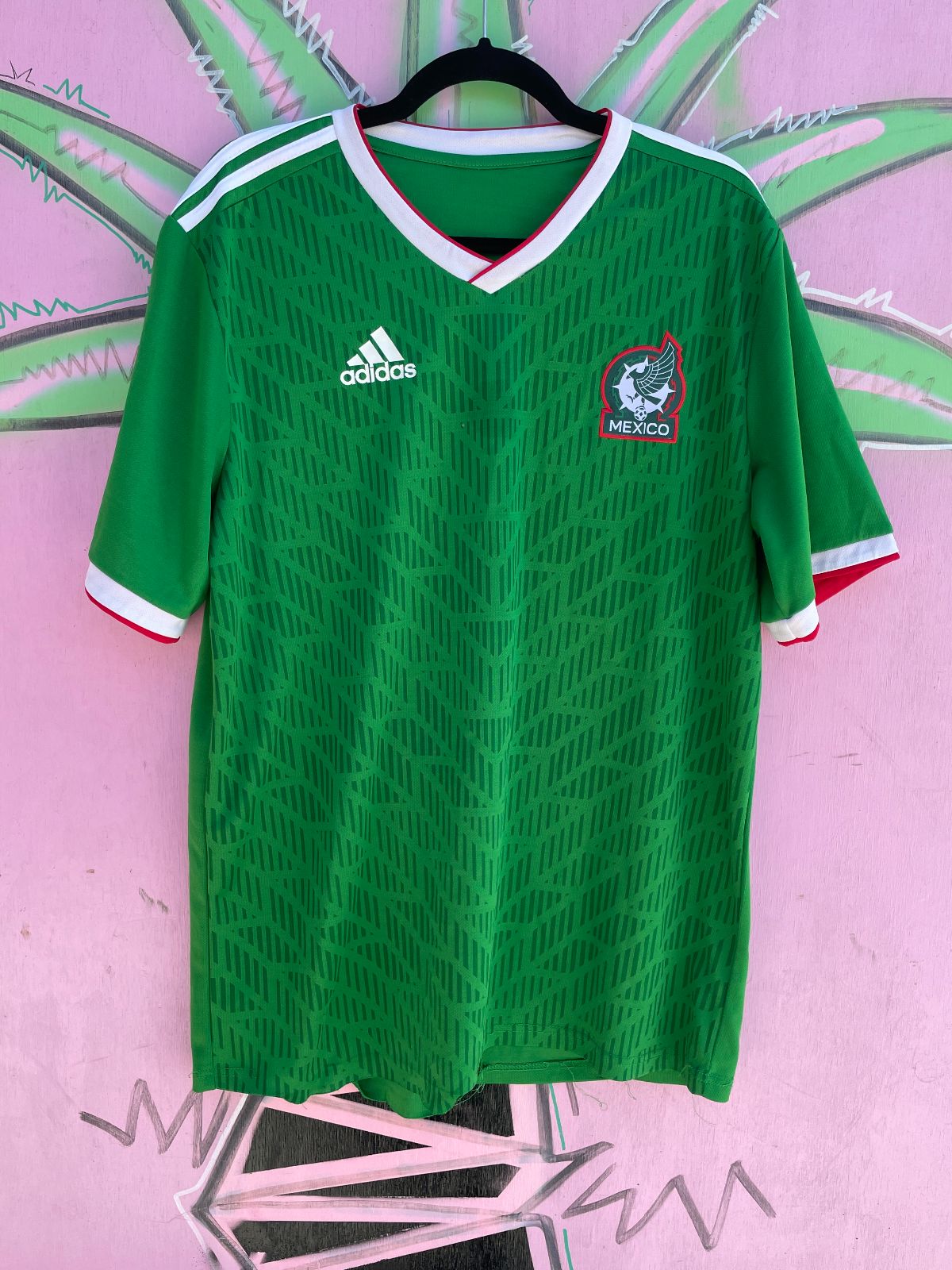 ADIDAS AS-IS ADIDAS MEXICO SOCCER JERSEY in GREEN