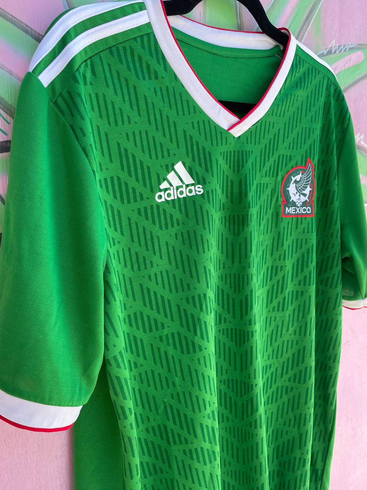 ADIDAS AS-IS ADIDAS MEXICO SOCCER JERSEY in GREEN