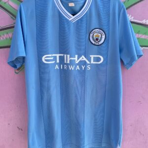 PREMIER LEAGUE MANCHESTER CITY #3 SOCCER JERSEY in BABY BLUE