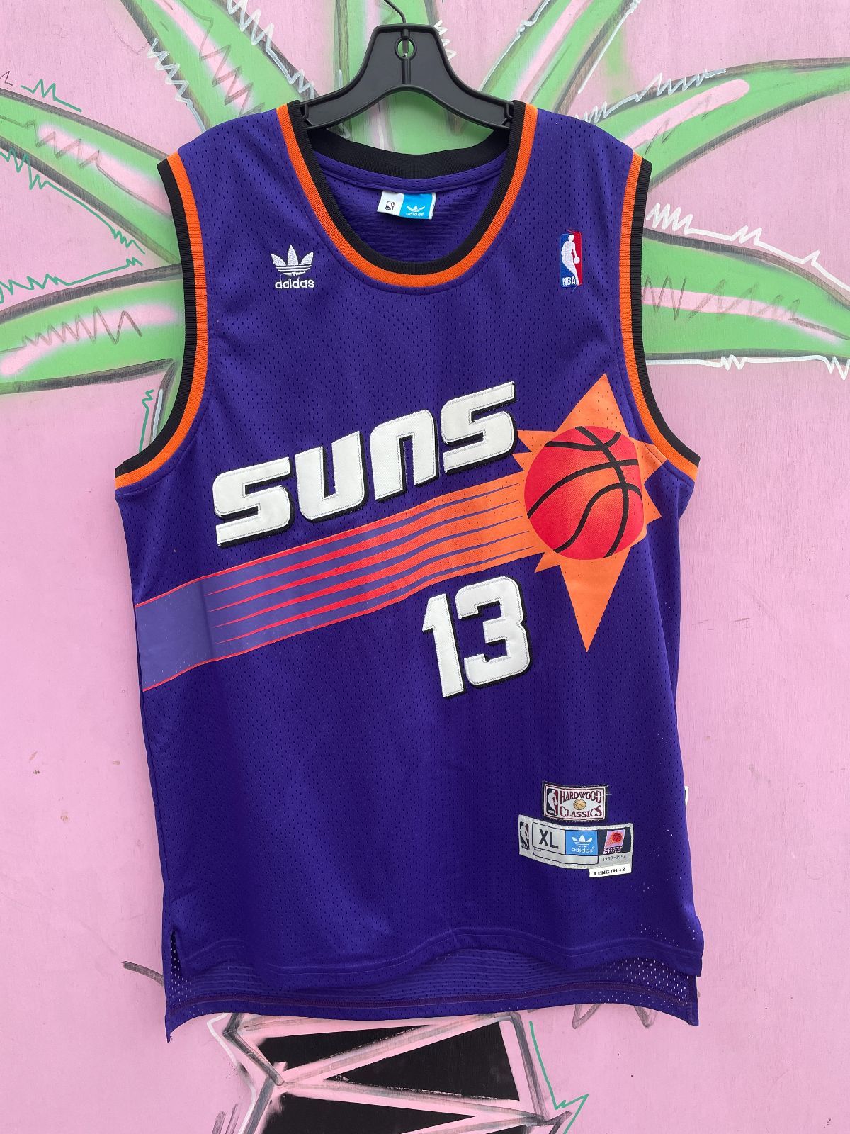 ADIDAS NBA PHEONIX SUNS #3 NASH BASKETBALL JERSEY in PURPLE