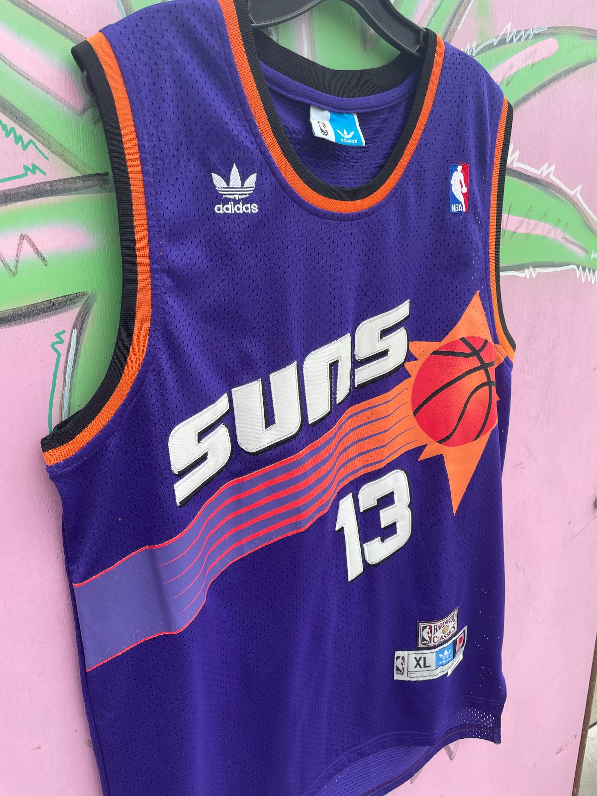ADIDAS NBA PHEONIX SUNS #3 NASH BASKETBALL JERSEY in PURPLE