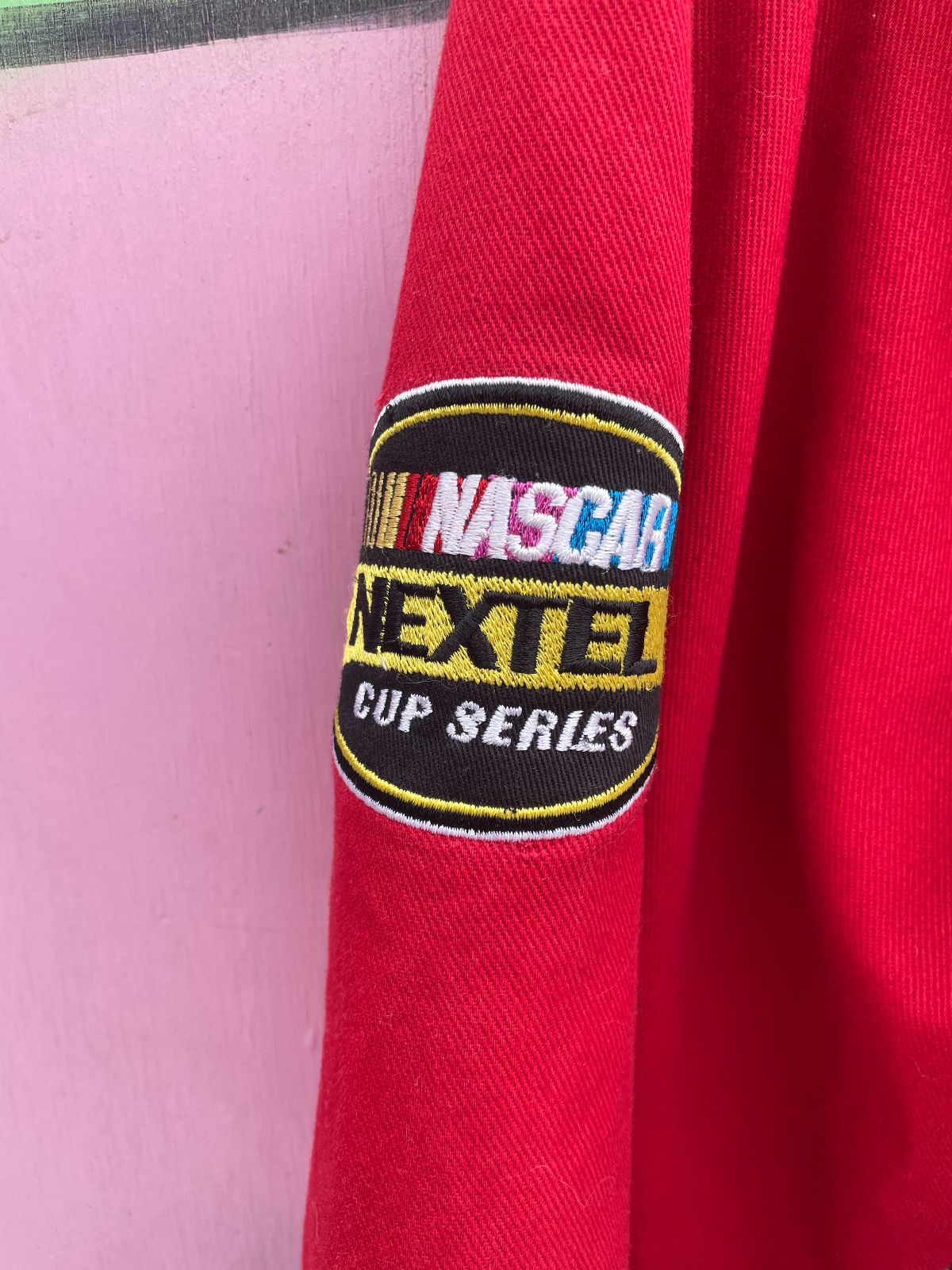 CHASE AUTHENTICS NASCAR BUDWEISER #3 DALE EARNHARDT JR ZIPUP JACKET in RED, BLACK