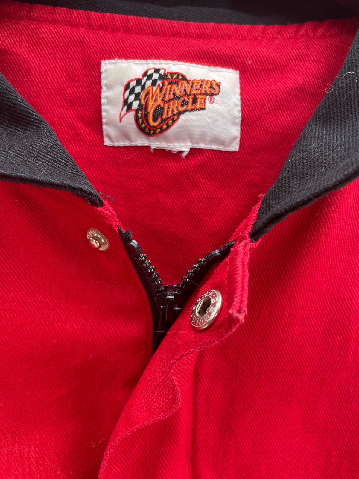 CHASE AUTHENTICS NASCAR BUDWEISER #3 DALE EARNHARDT JR ZIPUP JACKET in RED, BLACK