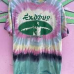 COOL! BOB MARLEY & THE WAILERS EXODUS GRAPHIC PASTEL TIE DYE TSHIRT
