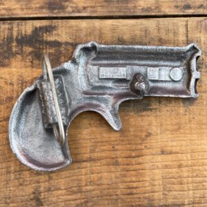 BERGAMOT BRASS WORKS 1978 BERGAMOT BRASS DERRINGER PISTOL BELT BUCKLE