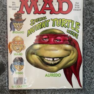 MAD MAGAZINE DECEMBER 1989 #291 TEENAGE MUTANT TURTLES