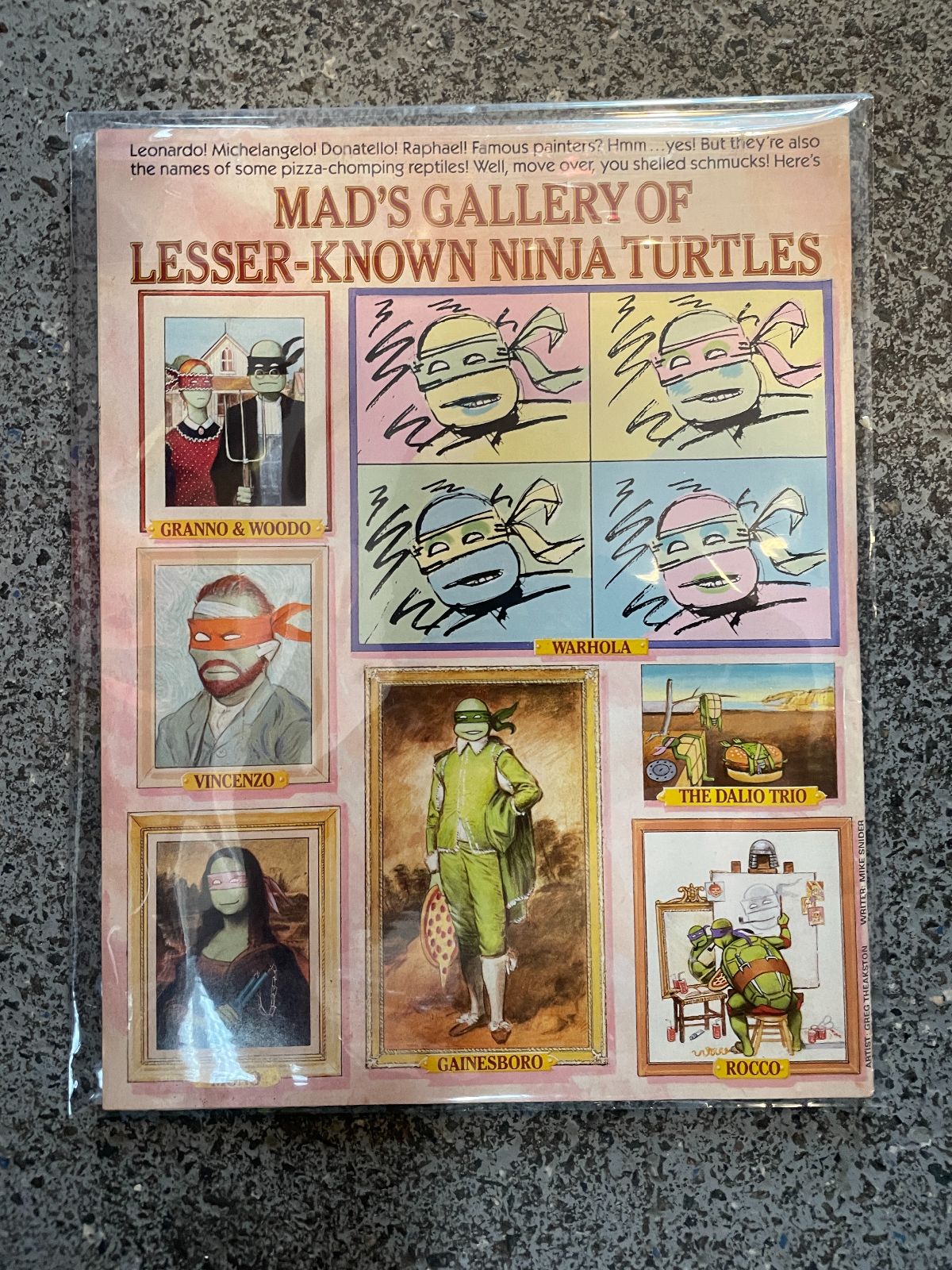 MAD MAGAZINE DECEMBER 1989 #291 TEENAGE MUTANT TURTLES