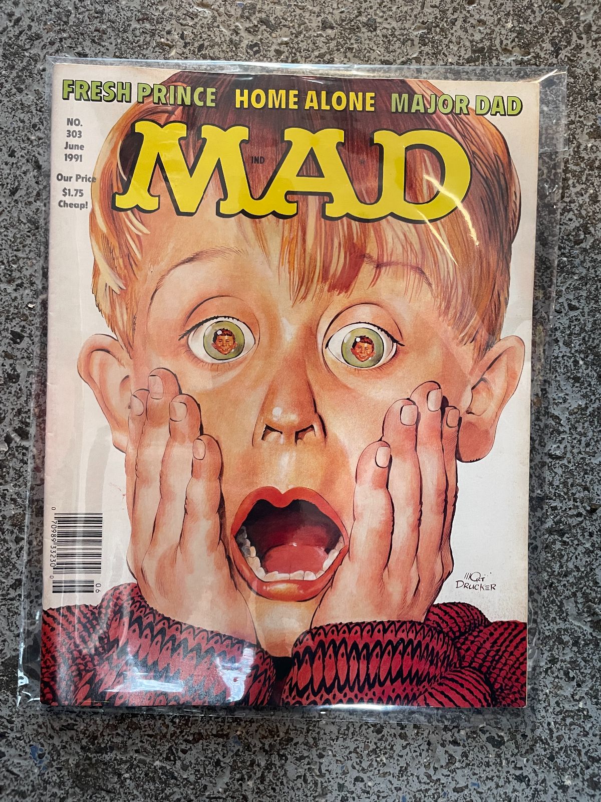 MAD MAGAZINE JUNE 1991 #303 HOME ALONE