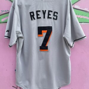 MAJESTIC MLB MIAMI MARLINS #7 REYES BASEBALL JERSEY in GRAY