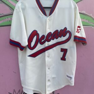 DELONG AS-IS OCEAN #7 BASEBALL JERSEY in WHITE