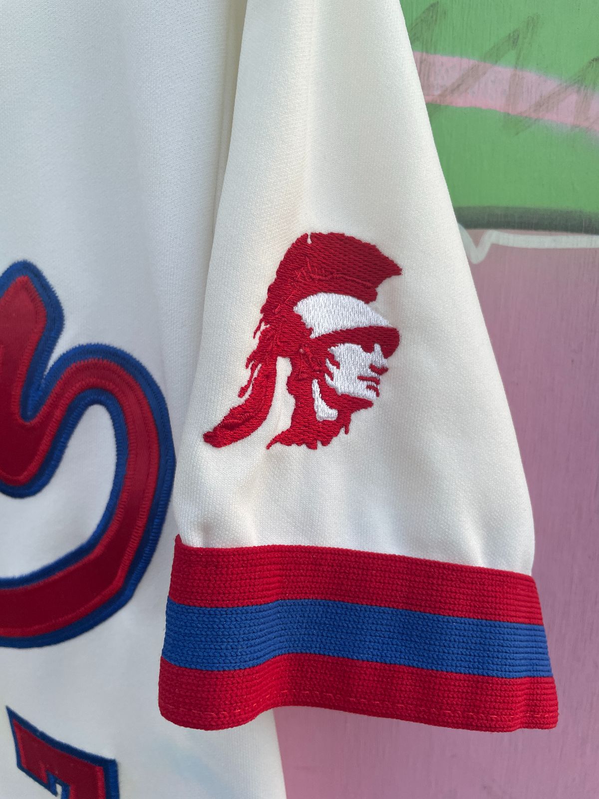 DELONG AS-IS OCEAN #7 BASEBALL JERSEY in WHITE
