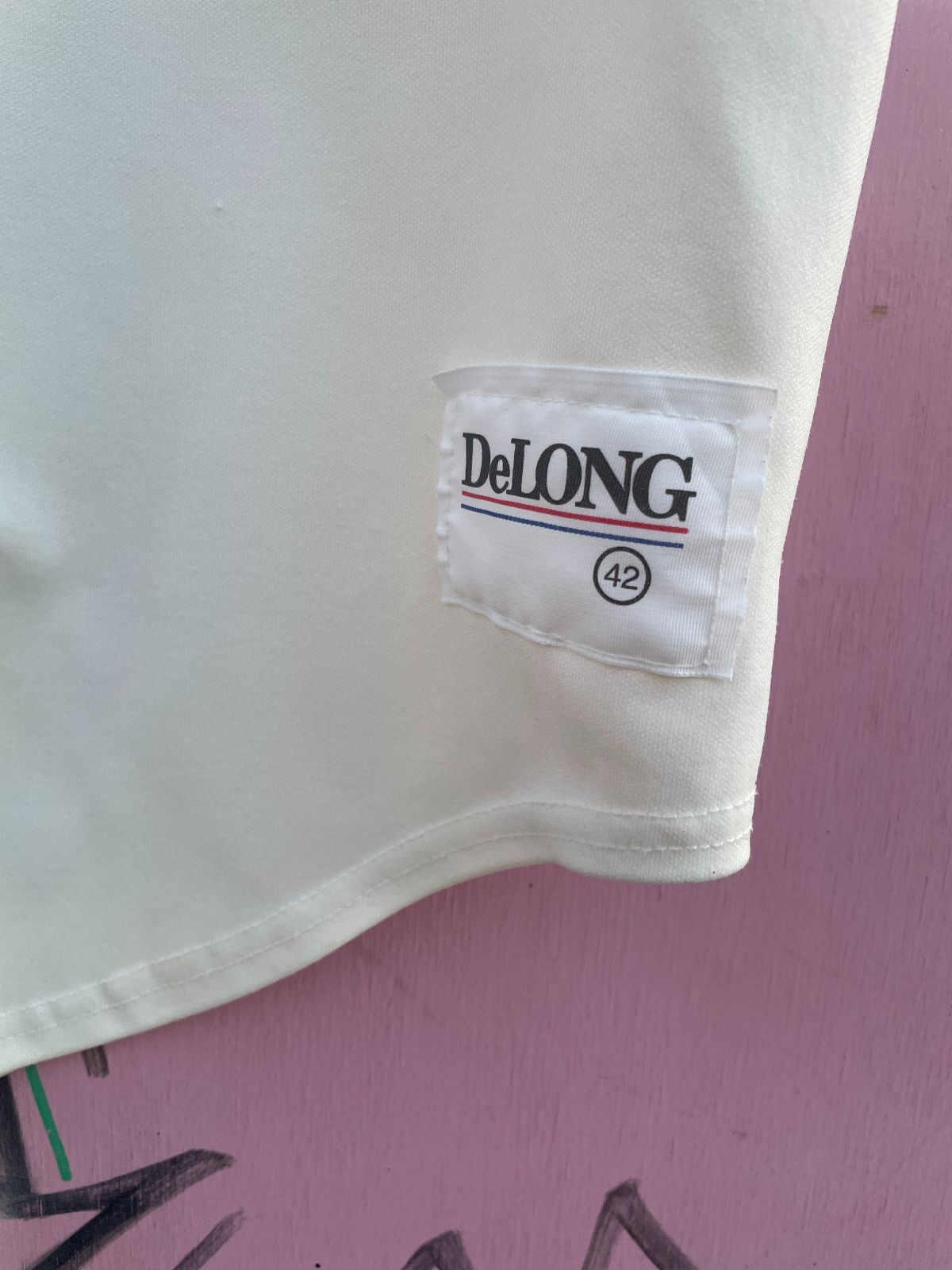 DELONG AS-IS OCEAN #7 BASEBALL JERSEY in WHITE