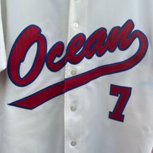 DELONG AS-IS OCEAN #7 BASEBALL JERSEY in WHITE