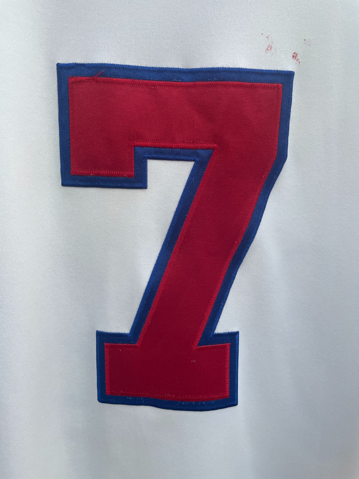 DELONG AS-IS OCEAN #7 BASEBALL JERSEY in WHITE