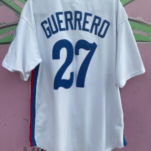 MITCHELL & NESS MLB MONTREAL EXPOS #27 GUERRERO THROWBACK BASEBALL JERSEY in WHITE