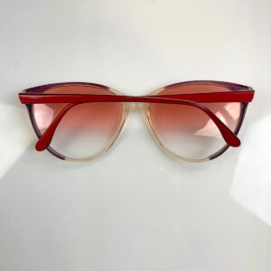 BALLANTYNE 1980S COLORBLOCK SUNGLASSES CUSTOM GRADIENT TINTED LENSES in PINK
