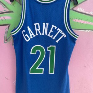 MITCHELL & NESS NBA MINNESOTA TIMBERWOLVES #21GARNETT in BLUE, GREEN