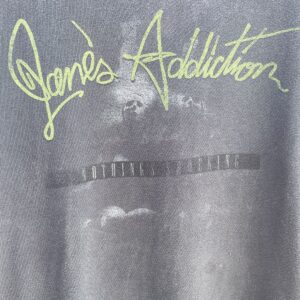 AS-IS PERFECTLY FADED JANES ADDICTION NOTHINGS SHOCKING BAND T-SHIRT in BLACK