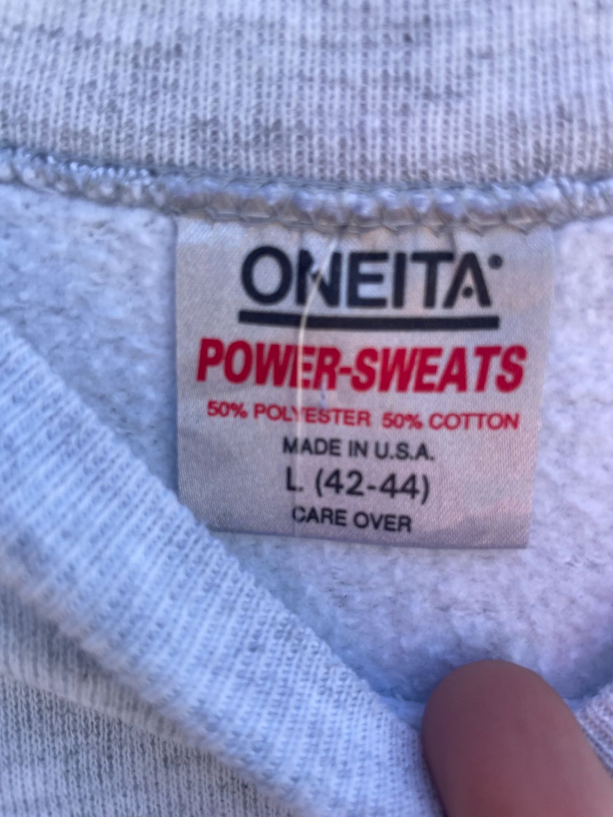 ONEITA *AS-IS* ATLANTA 1996 OLYMPICS SWEATSHIRT in GREY