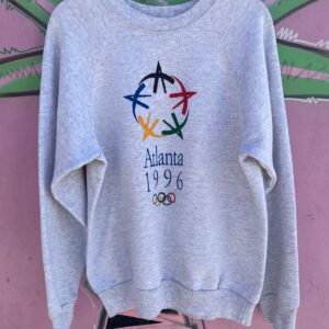 ONEITA *AS-IS* ATLANTA 1996 OLYMPICS SWEATSHIRT in GREY